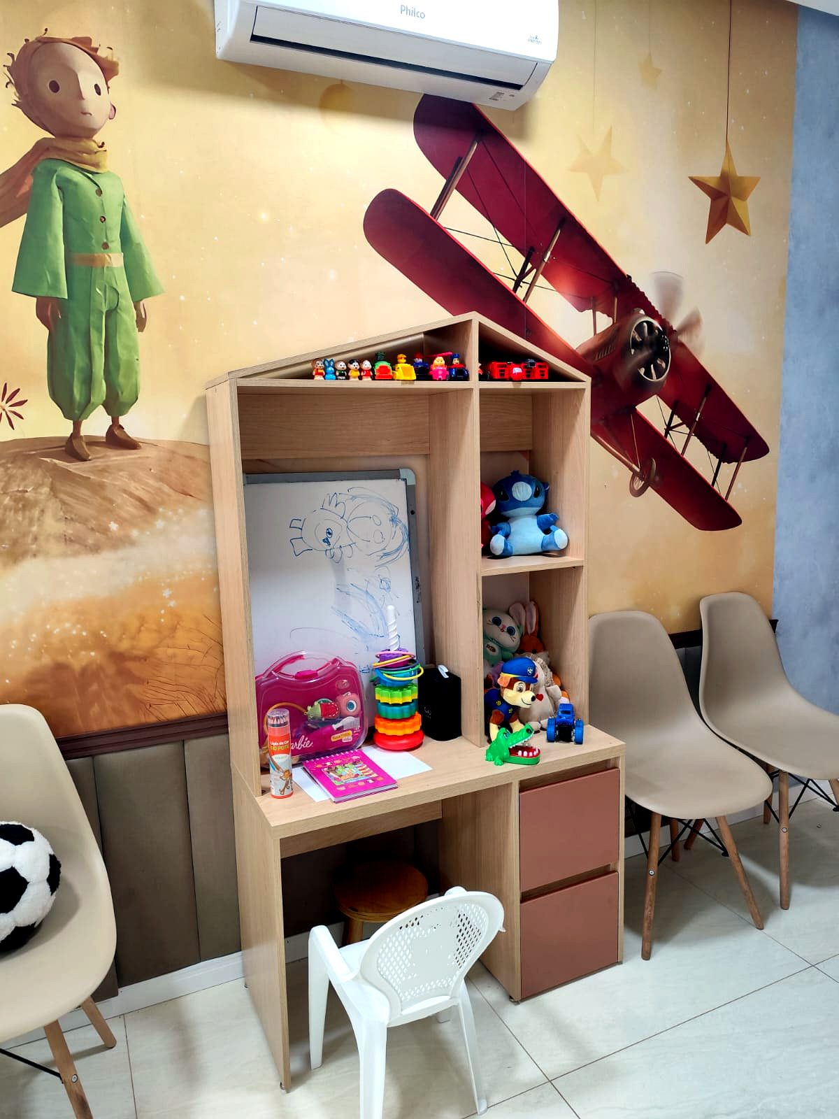 Espaço lúdico infantil da clínica